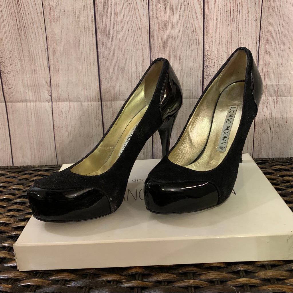 Luciano Padovan Black Heels
